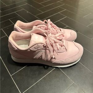 New Balance Women's Blush Pink Lace-Up Sneakers